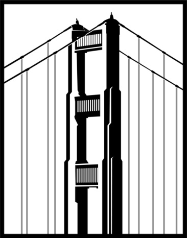 Golden Gate Bridge Clip Art, Vector Images & Illustrations
