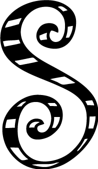S Monogram Clipart