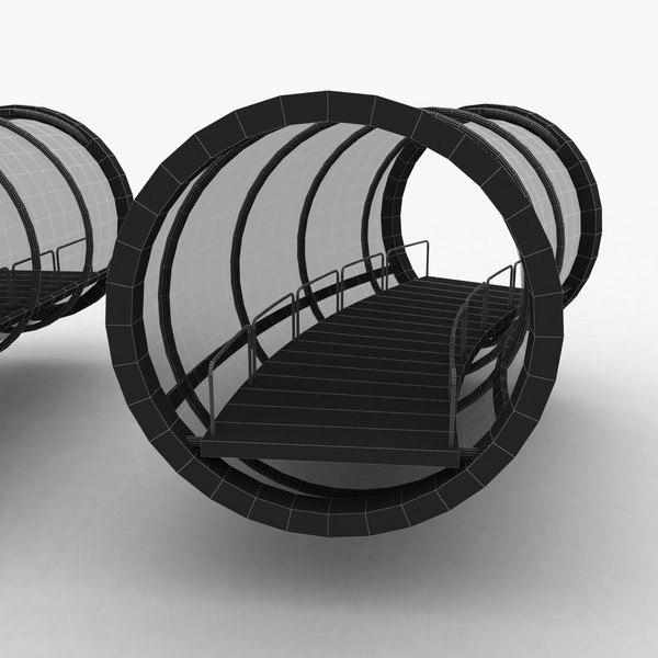 3ds max glass bridge