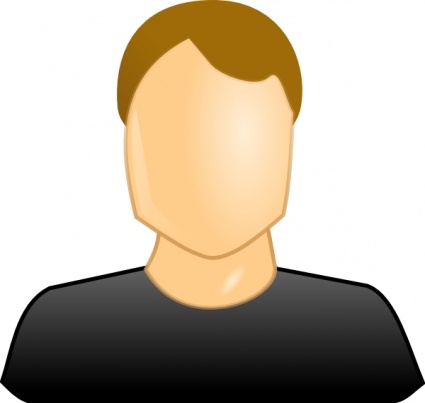 Male User Icon clip art vector, free vector images