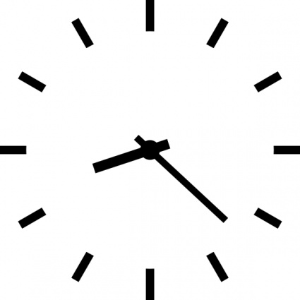 Clock clip art vector, free vectors
