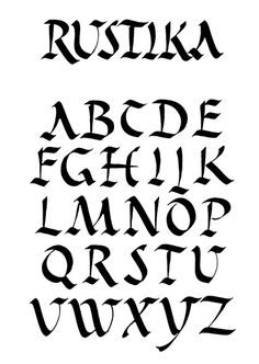 Calligraphy artist, Graphic designers and Alphabet style