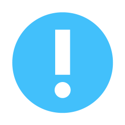 Caribbean blue warning icon - Free caribbean blue warning icons