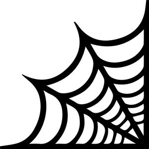 SPIDER WEB CORNER Sticker CAR Window Decal laptop netbook Vinyl ...