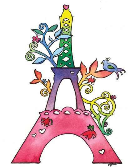 La tour eiffel clipart