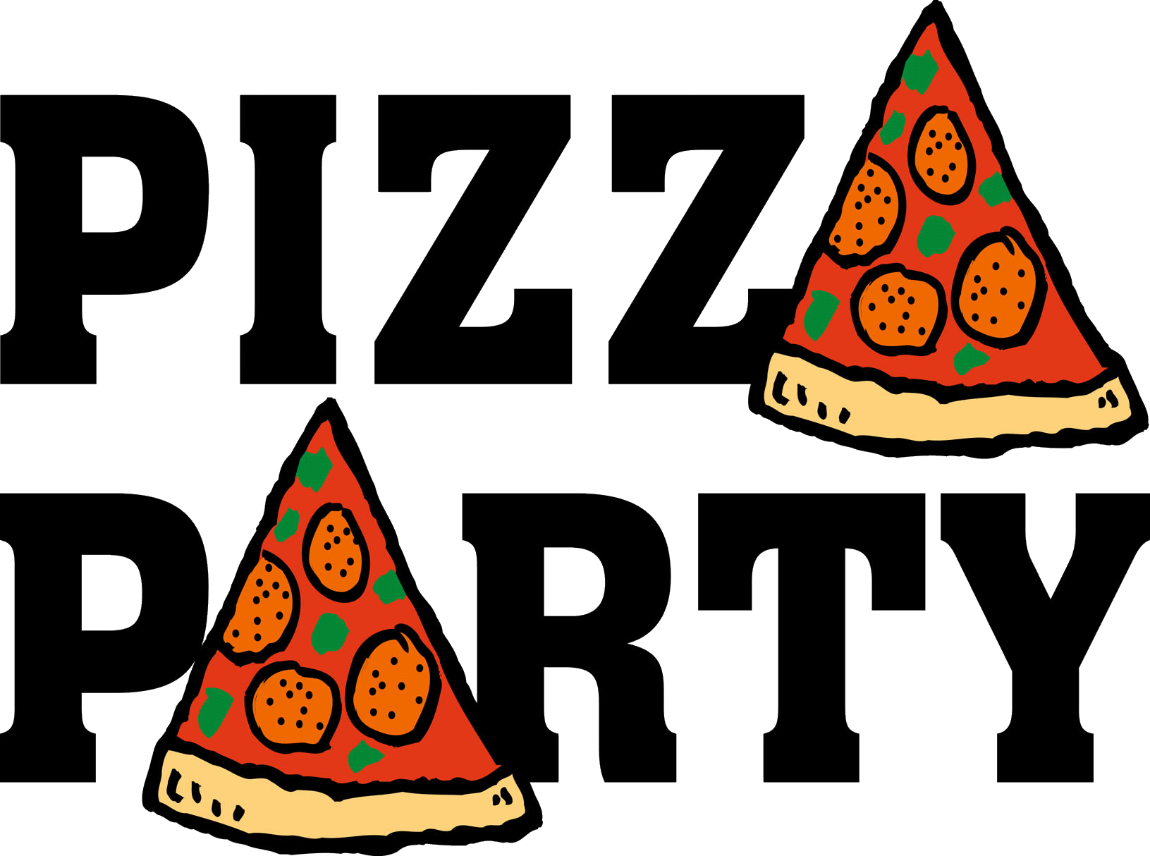 Pizza game night clipart free