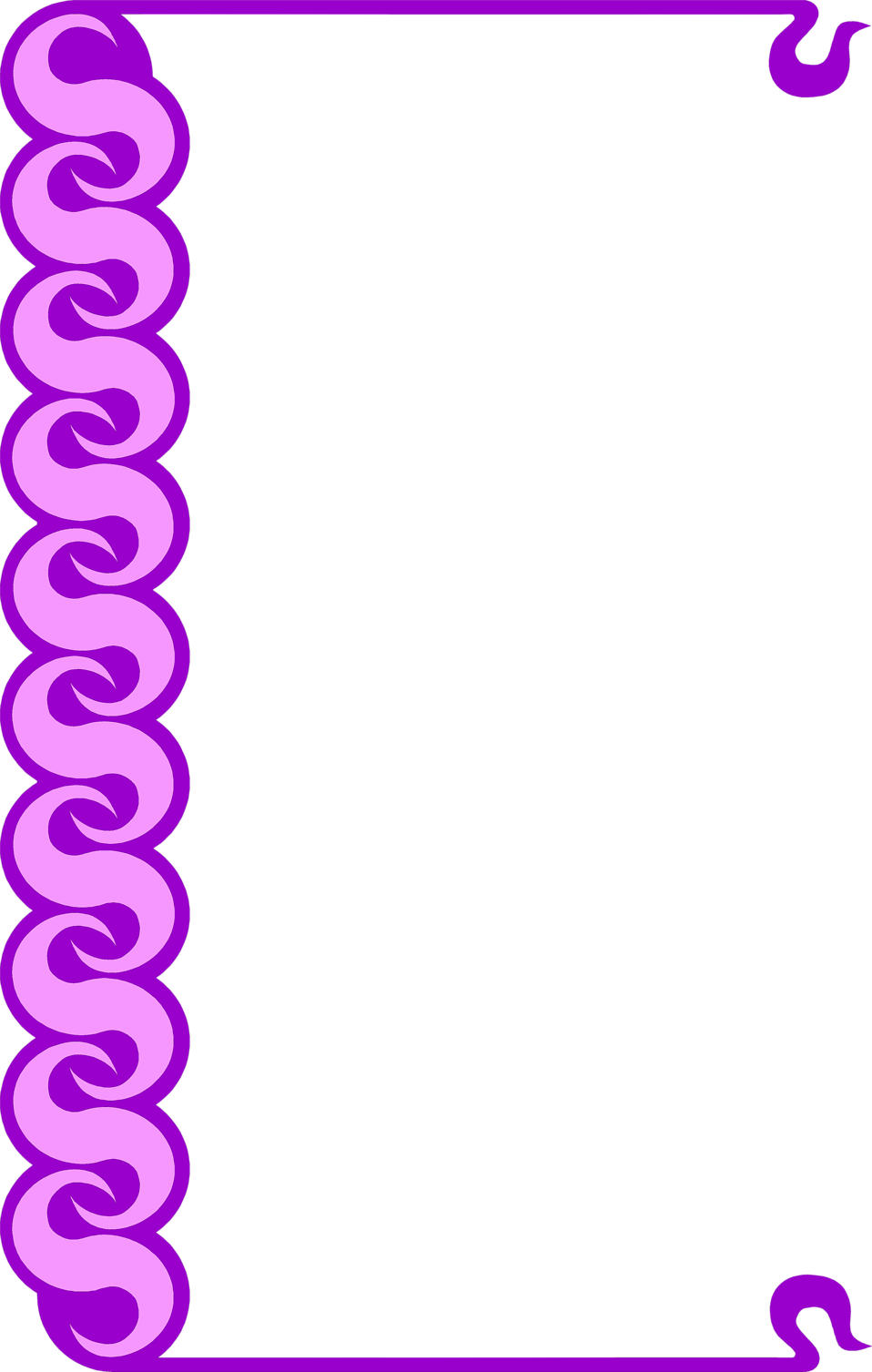 Border Purple | Free Stock Photo | Illustration of a blank frame ...