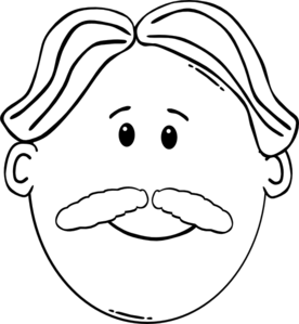 Moustache Coloring