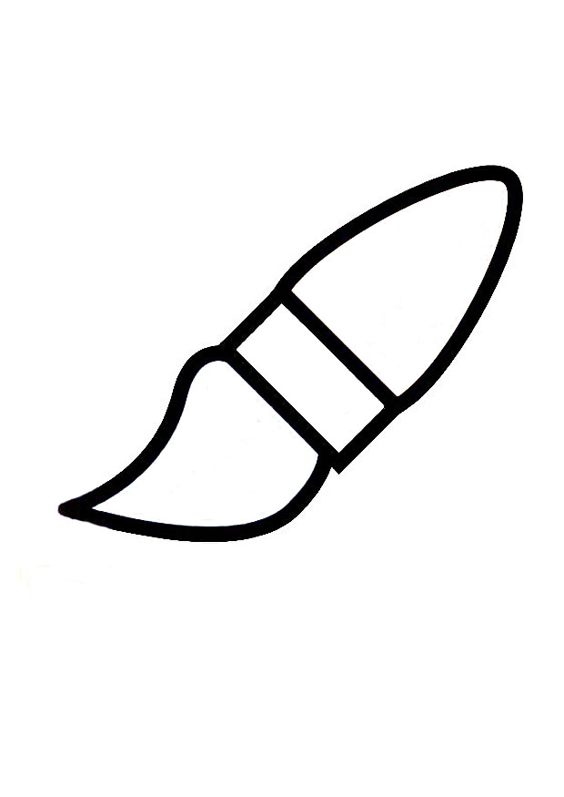 Coloring Pages Of Paint Brushes - ClipArt Best