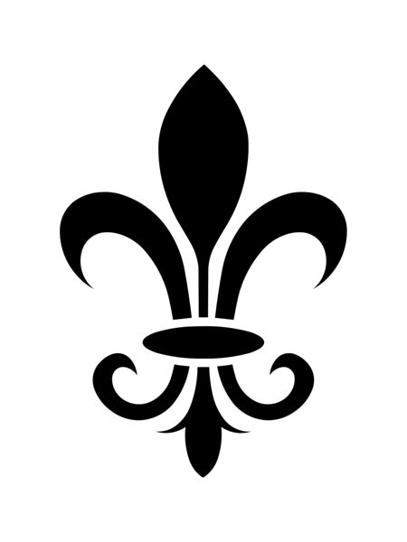 Fleur De Lis Printable Stencil - ClipArt Best
