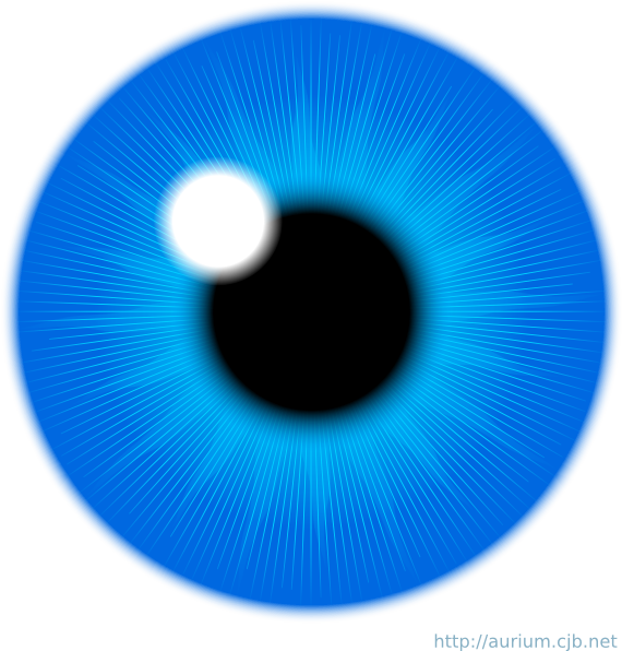 Blue Eye Iris Clip Art - vector clip art online ...