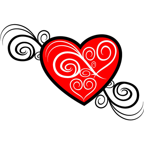 Heart Flourish Vector - a photo on Flickriver