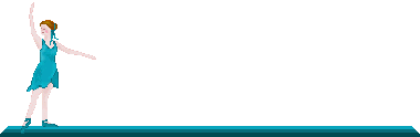 Dance clip art of small ballerina dividers on turquoise or dark ...