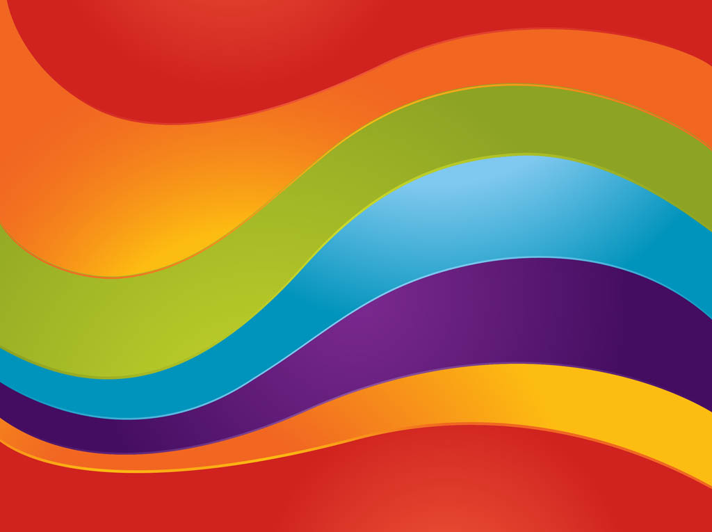 Curved Rainbow Vector