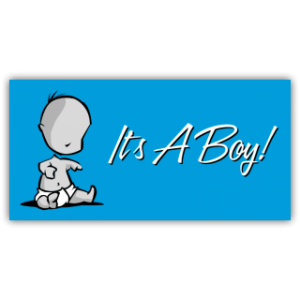 It's a Boy Magnetic Sign at SpeedySigns.