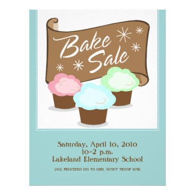 bake sale flyer - bake sale flyer template