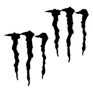 Monster Energy Drink Logos Pair Of Vinyl Car Decals Stickers by ...