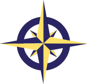 Compass Rose Variation clip art - vector clip art online, royalty ...