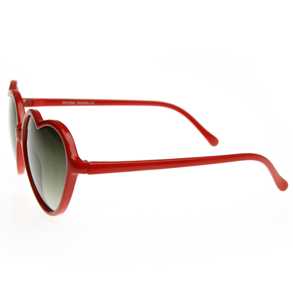 Large Oversized Thin Frame Lovely Heart Shaped Womens Fashion ...