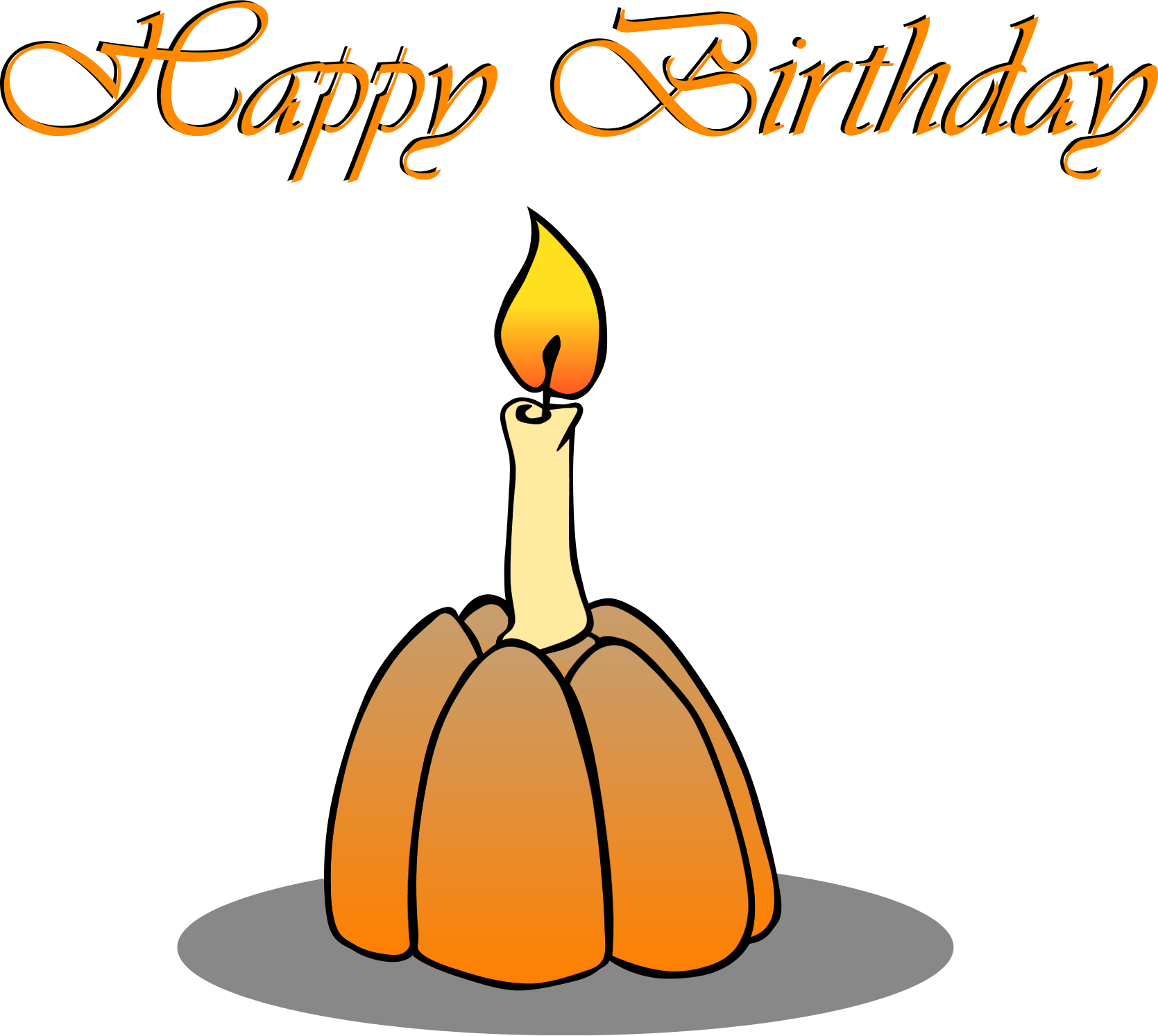 happy birthday cake SVG