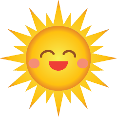 Cute Sun Clipart - Tumundografico