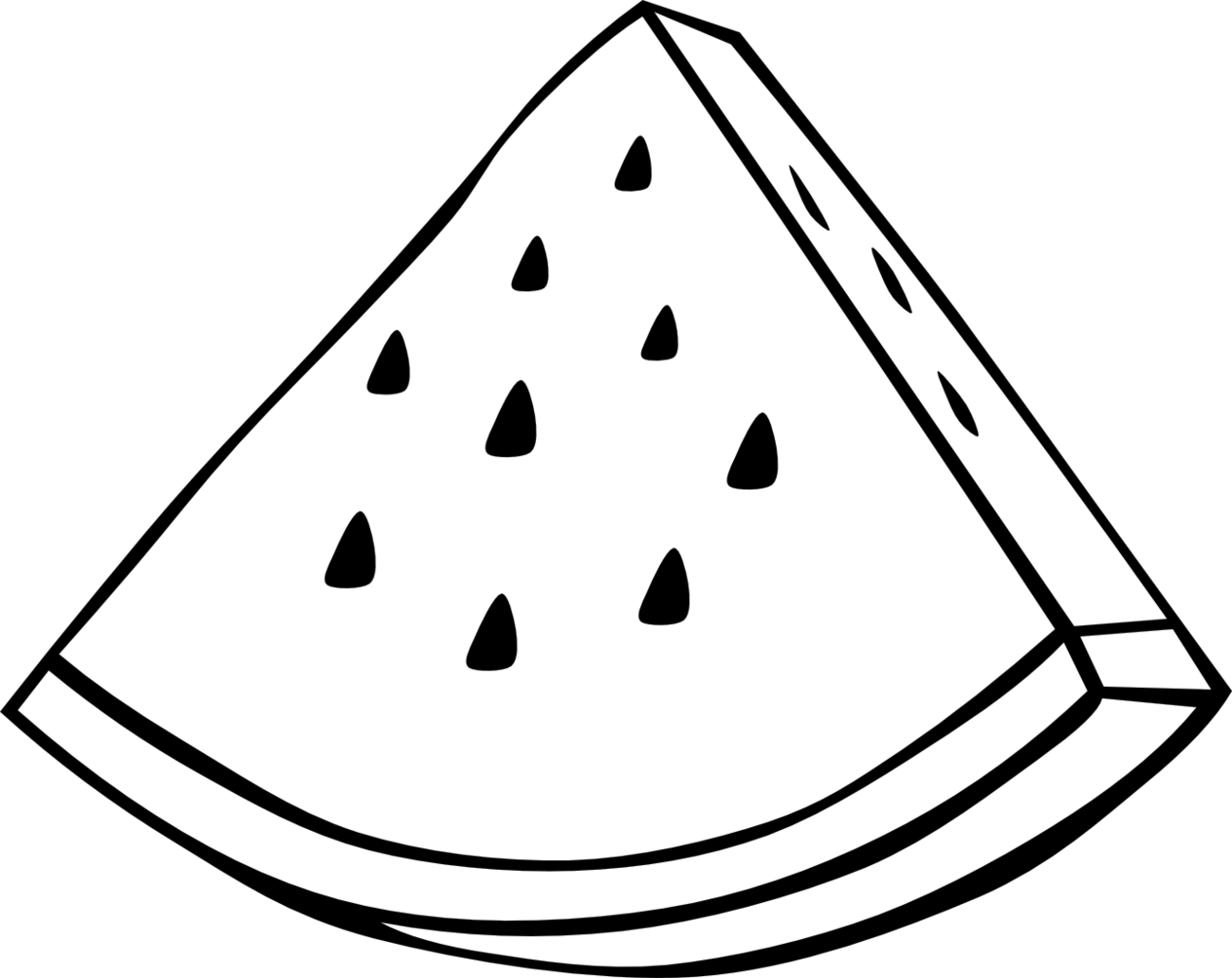 Simple Fruit Ff Menu 16 Black White Line Art Clipart - Free to use ...