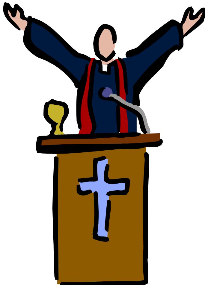 African american preacher clipart