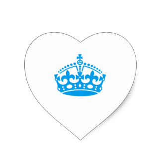 Vintage Crown Graphic Stickers | Zazzle