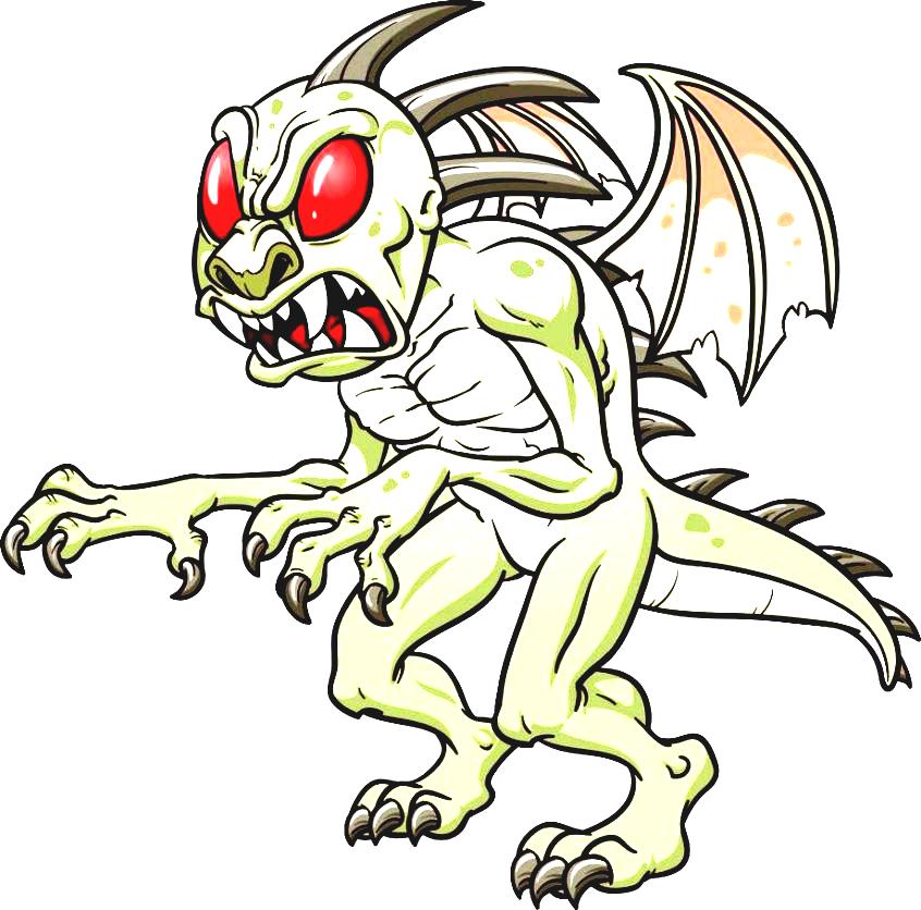 Chupacabra Evil First Illustration Adventure Book Cryptid Art Clip ...