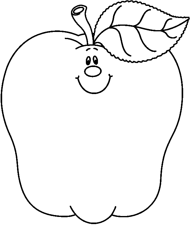Apple Clip Art Black And White - Tumundografico