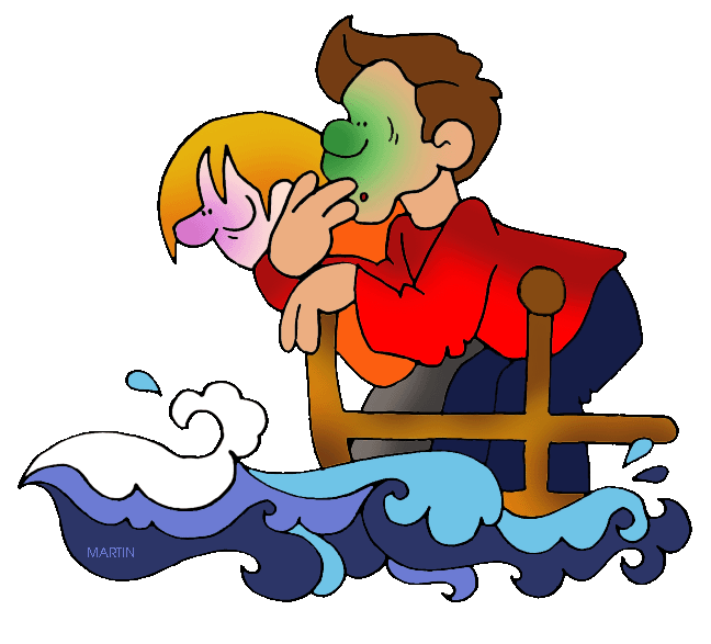 Free Five Senses Clip Art by Phillip Martin, Sea Sick