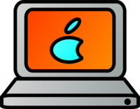 MacBook Laptop - vector Clip Art