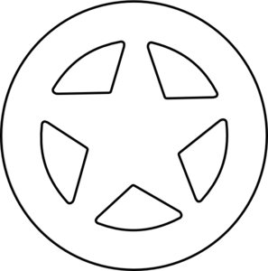 Sheriff badges clipart