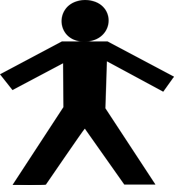 Stick Figure Man Clipart