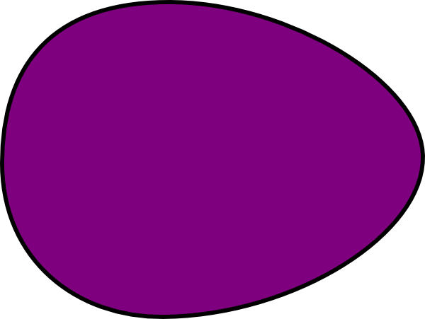 Purple easter egg clipart