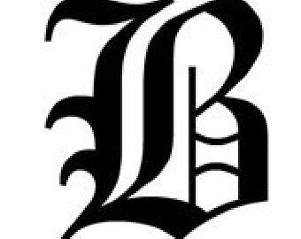 Letter N Old English Lettering Alphabet Vinyl Decal by smith652