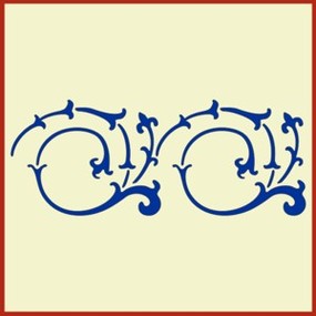 French Border Scroll Stencil Clipart - Free to use Clip Art Resource