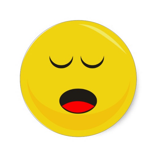 Tired face clip art