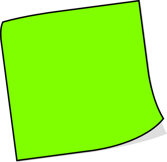 Sticky Note Png Clipart - Free to use Clip Art Resource