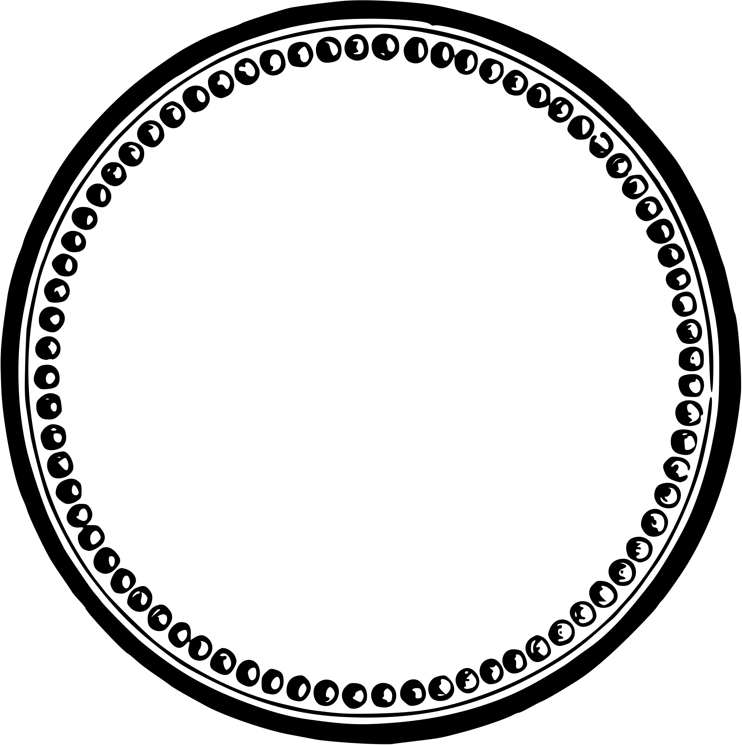 Clipart - Coin border
