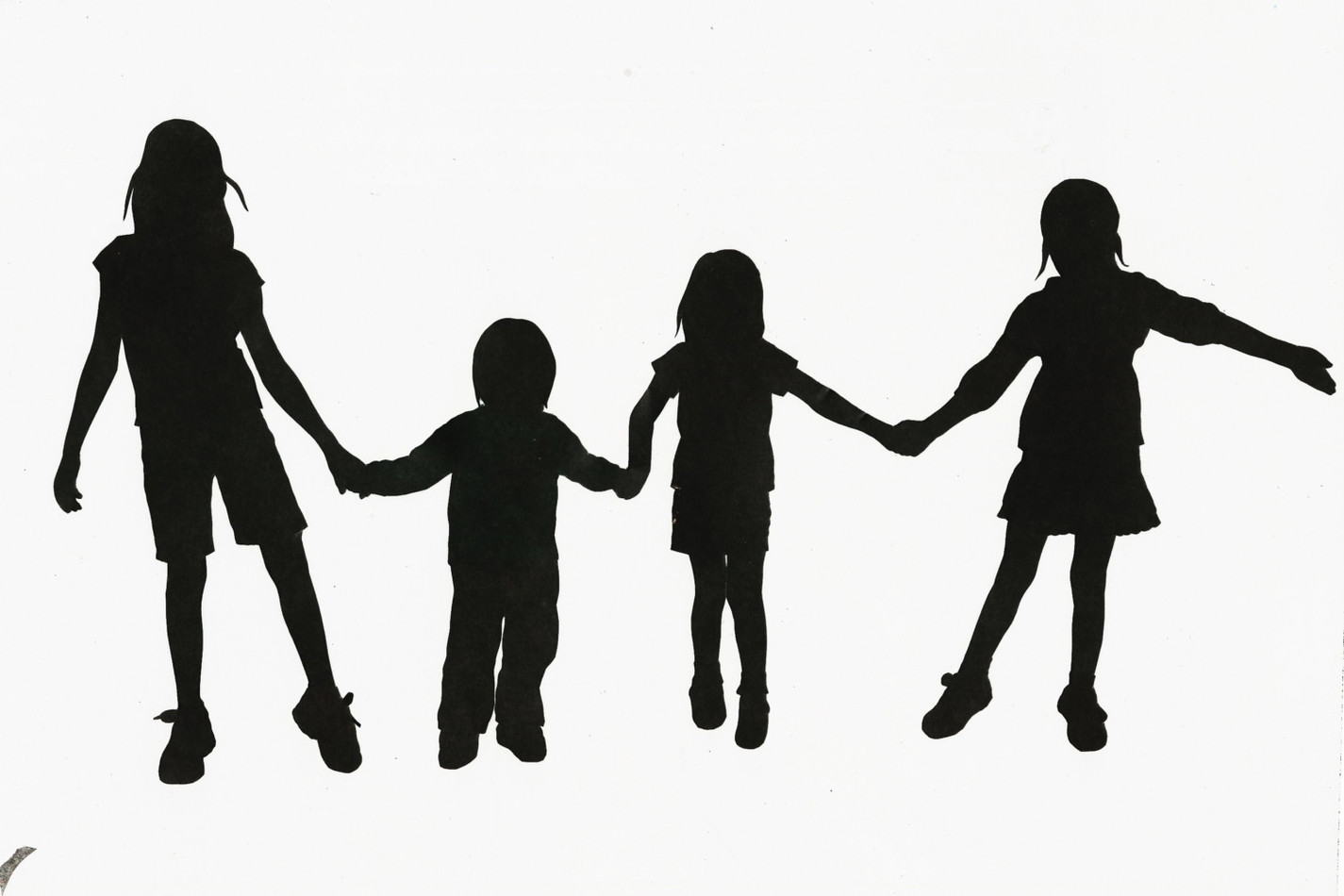 Child silhouette clip art