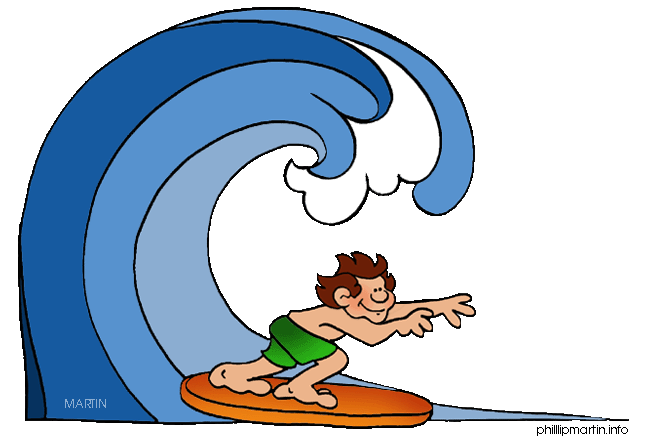 Surfing Clip Art - Tumundografico