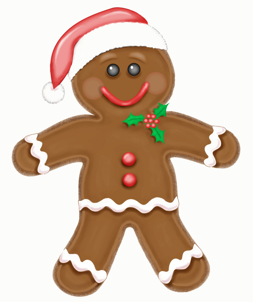 Best Gingerbread Man Clipart #9080 - Clipartion.com