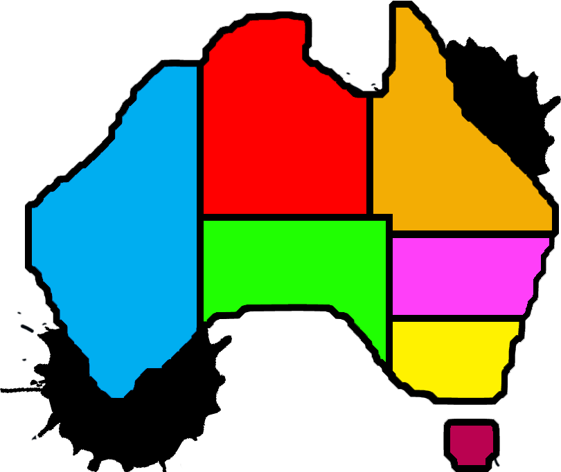 Australian Map For Kids - ClipArt Best