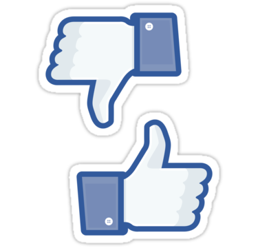 Facebook thumbs up clipart