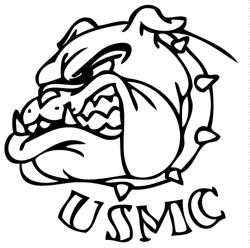 Marine Corps Emblem Stencil