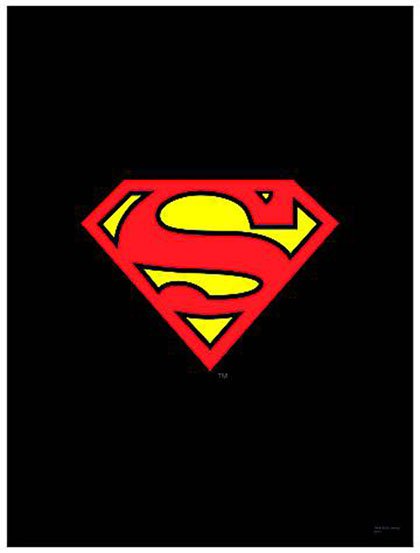 Black Superman Logo Wallpaper