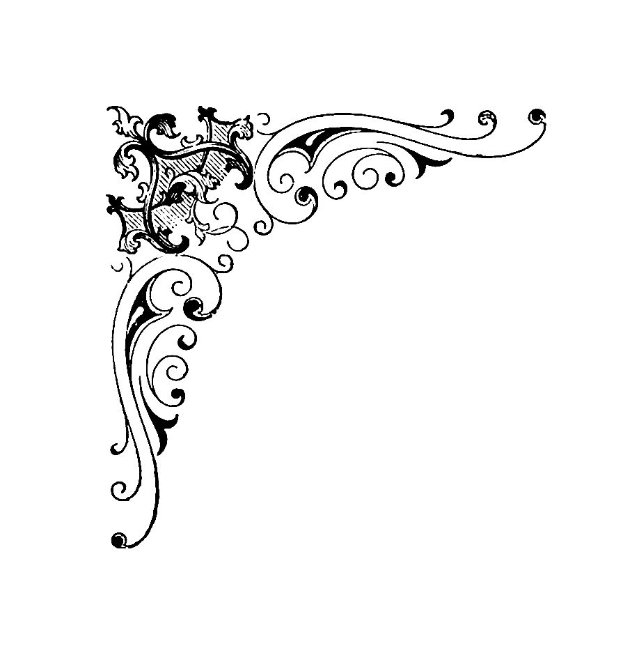 Fancy Corner Clipart