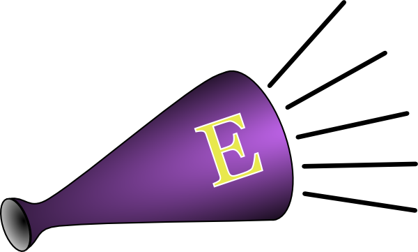Cheerleading Megaphone Clipart