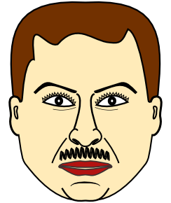 Free Clipart Of Man Face Darek Adamkiewi 01